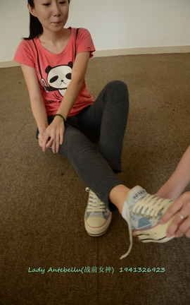 站前女神 恋足美腿棉袜女神级摄影套图 058