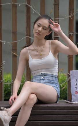 精选街拍作品 NO.1531 一始街拍作品 浅笑明眸 part9_丽丝库