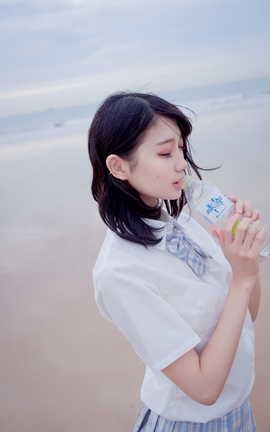 周叽是可爱兔兔 海边jk_丽丝库