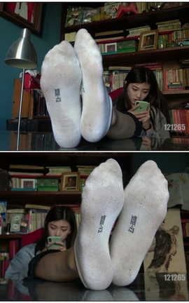 K&M足控脚底视频 19-高冷棉袜[1920X1080][17分13秒]_丽丝库