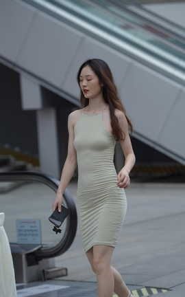 精选街拍作品 NO.1307 kaine模拍作品 亭亭玉立的的修身裙美女 part12_丽丝库