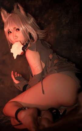 晓美嫣-奴隶狼少女_丽丝库