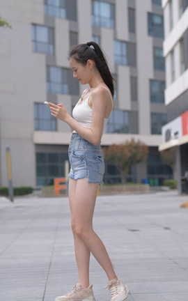 精选街拍作品 NO.1531 一始街拍作品 浅笑明眸 part6_丽丝库