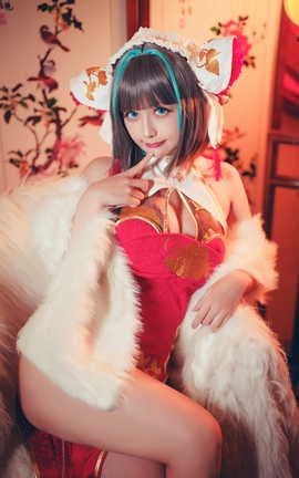 沖田凜花Rinka - HMS Cheshire, Qipao ver. (Azur Lane)_丽丝库