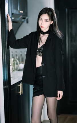 许岚LAN-黑丝西装_丽丝库