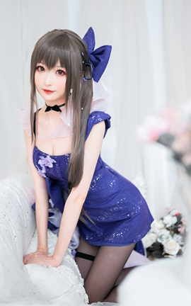 喵糖映画 VOL.354 蓝裙蝶_丽丝库