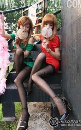 王朝贵足 No.107 糖糖可儿双面伊人夕阳丽影系列B