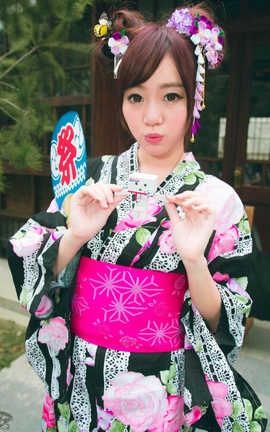 台湾网美 Wangmei 米米浴衣台中文学馆#0002_丽丝库