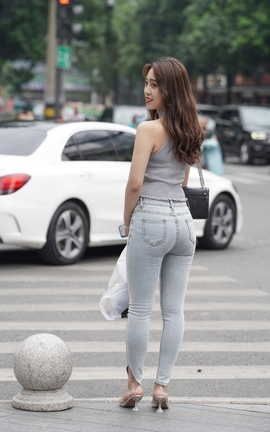 精选街拍作品 NO.0289 凯恩模拍作品 夏风微凉 紧牛美女 part5_丽丝库