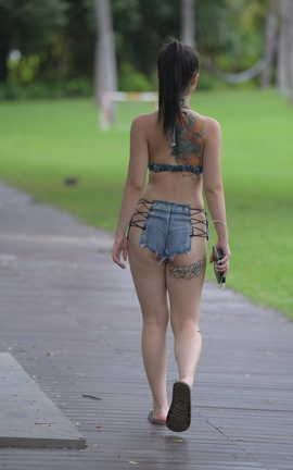 精选街拍作品 NO.0321 红石 南一 Rain Day part2_丽丝库