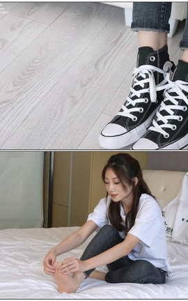 袜啵啵BoBoSocks NO.220 小沫-两双板鞋[3840X2160 25分57秒]_丽丝库