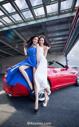 睿奢文化摄影写真集 Vol.0037 泳装翘臀重机车模特美女