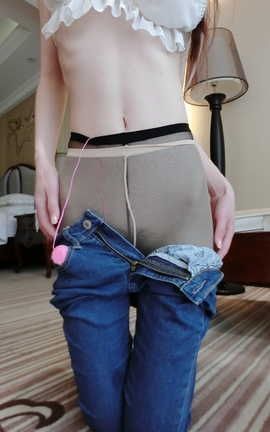 萌兰酱(萌小兔)-牛仔裤_丽丝库