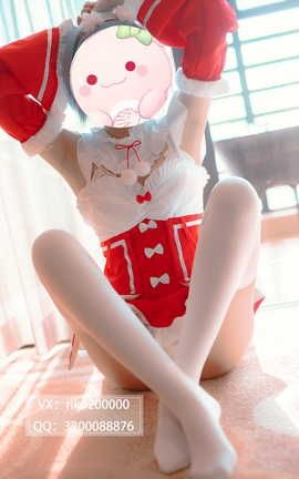 喵呜少女(奶昔绵冰&奈莉酱)-蕾姆圣诞_丽丝库