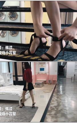 袜涩视频写真 No.033-可心-黑色绑带高跟鞋[1920X1080][]_丽丝库