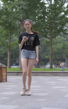 精选街拍作品 NO.1531 一始街拍作品 浅笑明眸 part3_丽丝库