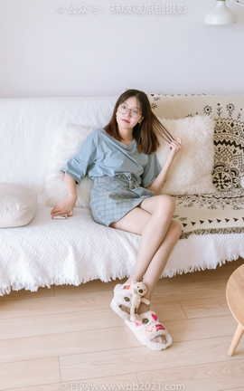 袜啵啵BoBoSocks NO.239 小甜豆-棉拖鞋、灰丝、裸足_丽丝库