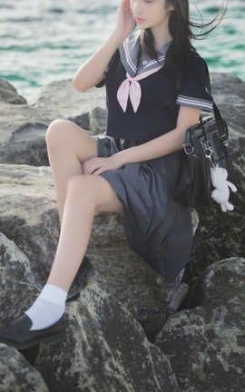 南桃Momoko-JK 蓝_丽丝库