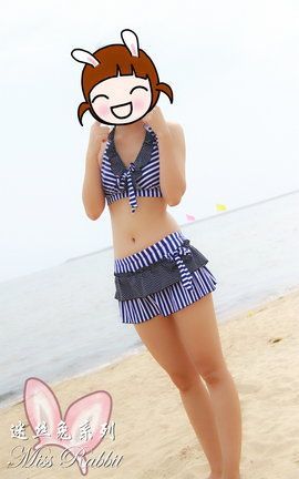 迷丝兔大尺度丝袜写真 No.2014中秋特别版 海蓝色