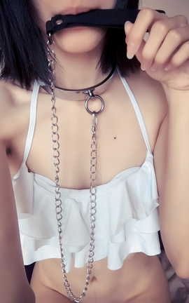 MIAOTUTU-定制拍摄 白丝 项圈&粉白_丽丝库