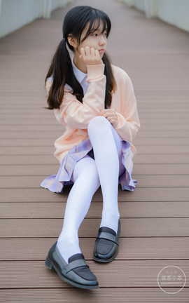 稚乖画册 NO.002 颓废01 短裙白丝_丽丝库