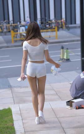 精选街拍作品 NO.0076 短热裤美女高清图集第一套 part3_丽丝库