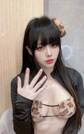 九言(阿九从不咕咕) 豹纹内衣_丽丝库