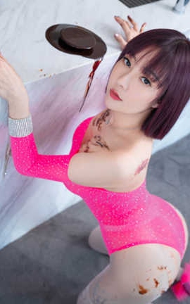 果儿Victoria 微密圈– 醒目粉色_丽丝库