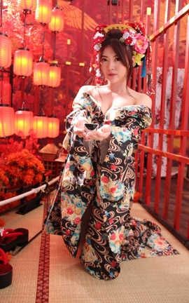 台湾网美 Wangmei 姚采辰 Ines棚拍-琴佳諾二棚 花魁風 vs 性感OL#0135_丽丝库