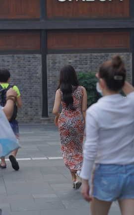 精选街拍作品 NO.1578 丰满旗袍_丽丝库