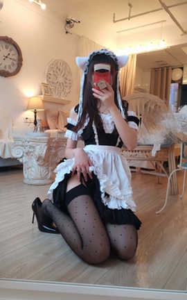 雪琪SAMA 对镜女仆_丽丝库