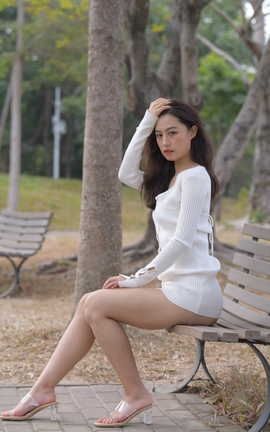 精选街拍作品 NO.0420 红石摄影作品 白裙女孩 part2_丽丝库