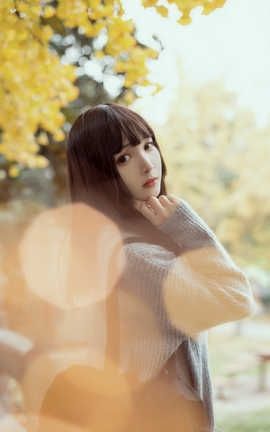 古川kagura-NO.041 银杏树下_丽丝库