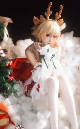 爆机少女喵小吉-&花音栗子 圣诞特辑_丽丝库