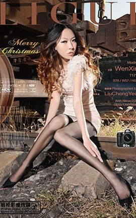 丽柜LiGui写真 2012.04.06 黑丝美腿诱惑 model 文欣