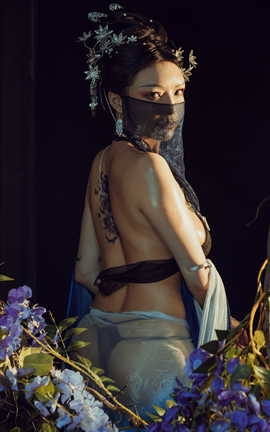 秋和柯基 紫_丽丝库