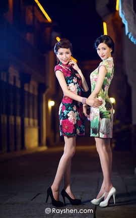 睿奢文化摄影写真集 Vol.0028 性感高跟旗袍美女