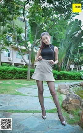 异思趣向IESS美足写真 丝享家115 秋秋《花园乘凉的黑丝美女》
