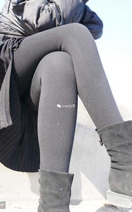 丝意写真摄影SIEE No.256 晴儿~黑色打底裤_丽丝库