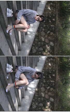 只糖棉袜视频 VOL.272 苏瑶 轻盈的蓝[1920X1080][3分3秒]_丽丝库