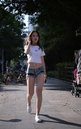 精选街拍作品 NO.0326 热裤 part1_丽丝库