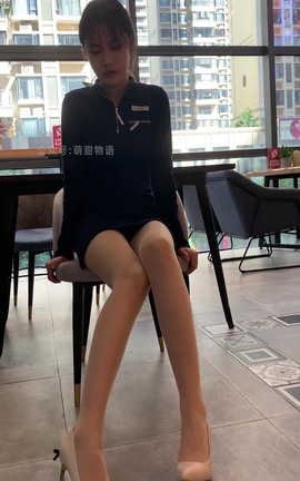 萌甜物语 XM124《藏蓝连衣裙-小A》[1080X1920][2分7秒]_丽丝库