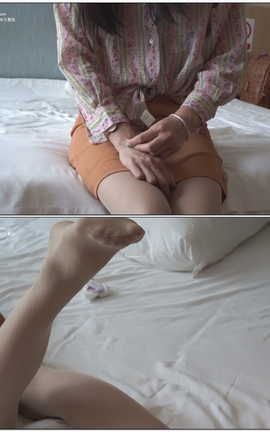 袜啵啵BoBoSocks NO.008 涵涵-帆布鞋白色短棉袜肉丝[1920X1080][]_丽丝库