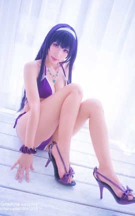 HaneAme雨波-Utaha Kasumigaoka (SaeKano)-Swiming suit_丽丝库