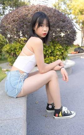 精选街拍作品 NO.0192 浅浅 超短牛仔短裤 part4_丽丝库