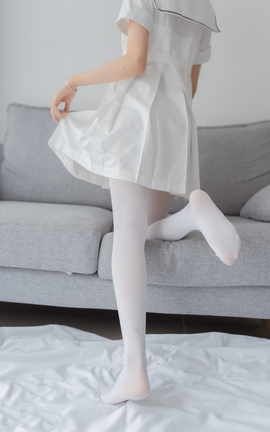 喵糖映画 VOL.271 纯色白裙_丽丝库