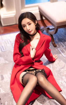 王馨瑶Yanni –  红色外套情趣_丽丝库