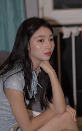 精选街拍作品 NO.1334 一只麋鹿摄影作品 蓝色露背包臀裙美女 part1_丽丝库