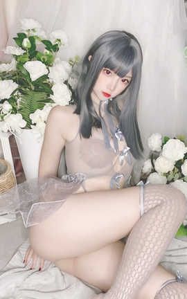 二佐Nisa-自拍 蓝色网状比基尼_丽丝库