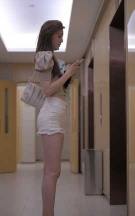 精选街拍作品 NO.1414 一始街拍作品 白裙美女 part1_丽丝库